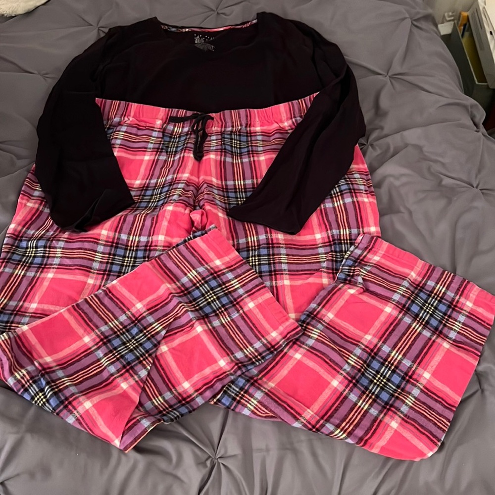 Plaid PJ Set